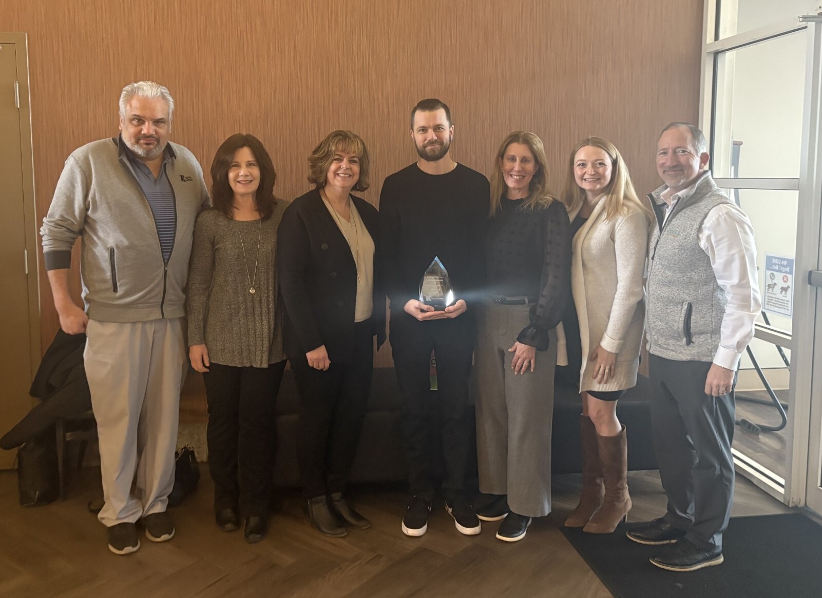 Partnership of Excellence award from our client- Kaufman Container